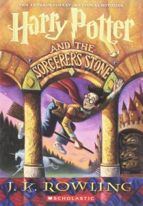 Harry Potter and the Sorcerers stone book cover