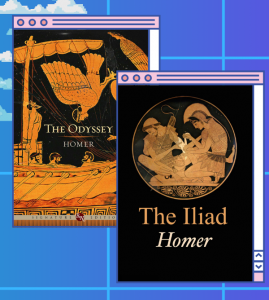 The Odyssey and The Iliad Covers